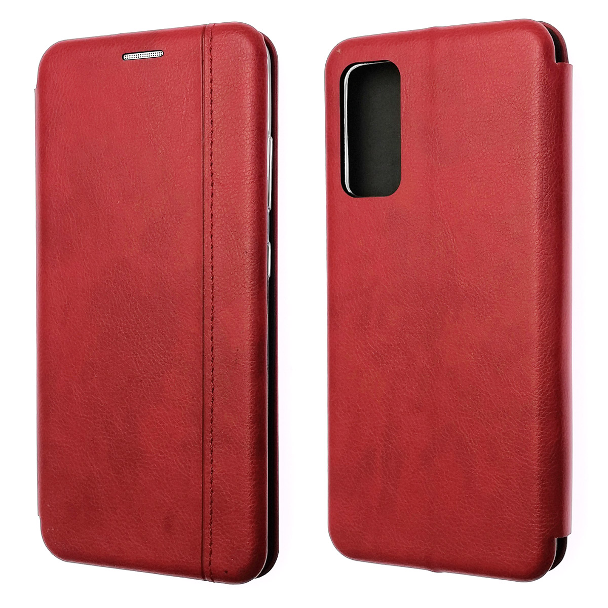 Чехол книжка VINTAGE LiNE для SAMSUNG Galaxy S20FE (SM-G780), экокожа, визитница, цвет красный