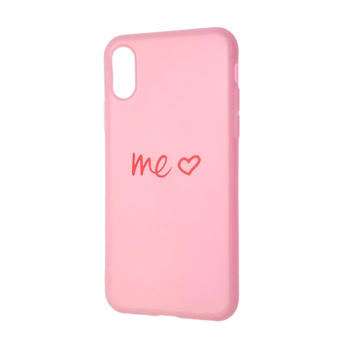 Чехол накладка для APPLE iPhone X, iPhone XS, силикон, глянцевый, рисунок Me love.