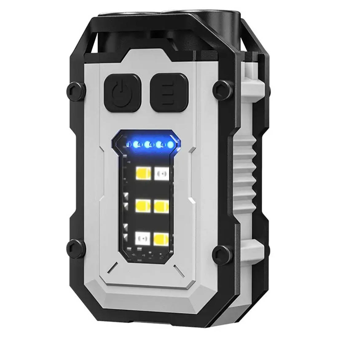 Фонарь брелок, магнит, цвет белый