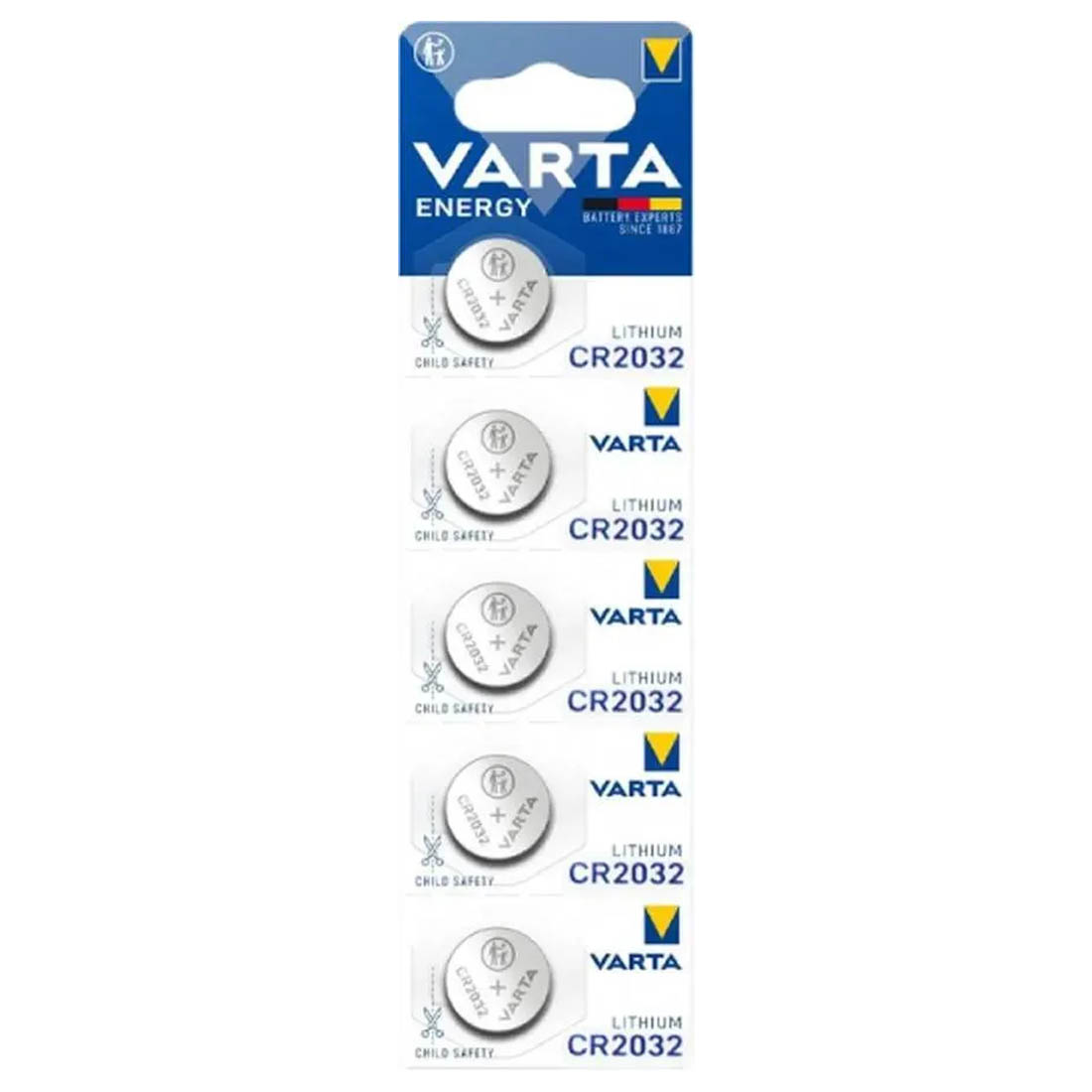 Батарейка VARTA ENERGY CR2032 BL5 Lithium 3V Батарейка VARTA ENERGY CR2032 BL5 Lithium 3V
