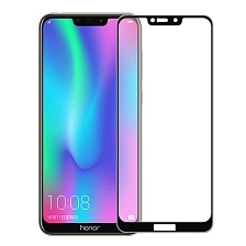 Стекло защитное 2.5D (Full Glue) для Huawei Honor 8C, цвет черный.