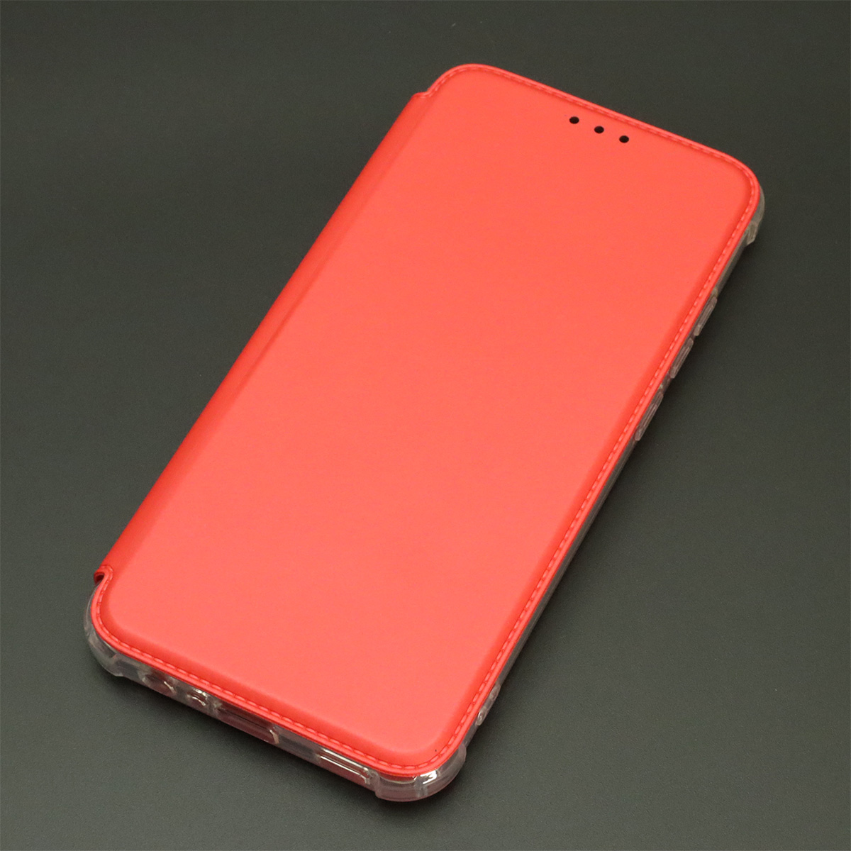 Чехол книжка для SAMSUNG Galaxy A03 (SM-A035F), экокожа, визитница, цвет красный Чехол книжка для SAMSUNG Galaxy A03 (SM-A035F), экокожа, визитница, цвет красный