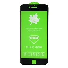 Защитное стекло 20D FULL GLUE для APPLE iPhone 7, iPhone 8, цвет окантовки черный Защитное стекло 20D FULL GLUE для APPLE iPhone 7, iPhone 8, цвет окантовки черный