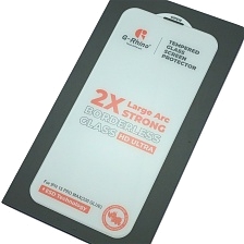 Защитное стекло 6D G-Rhino 200C HD Ultra (330 Glue) для APPLE iPhone 15 Pro Max (6.7"), с сеточкой на динамике, прозрачное (Тип 2)