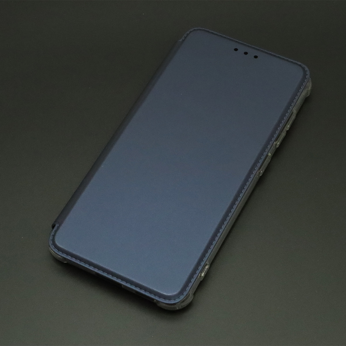 Чехол книжка для SAMSUNG Galaxy S21 FE (SM-G990B), экокожа, визитница, цвет темно синий Чехол книжка для SAMSUNG Galaxy S21 FE (SM-G990B), экокожа, визитница, цвет темно синий