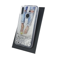Чехол накладка TransFusion для HUAWEI Honor 8A, Y6 2019, силикон, переливашка, рисунок VOGUE.