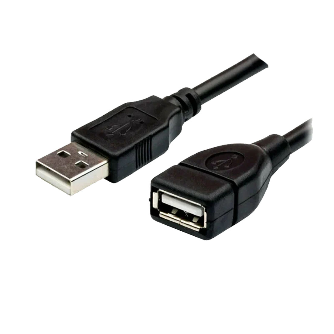 Удлинитель USB 2.0 AM-AF, длина 5.0 метров, цвет черный