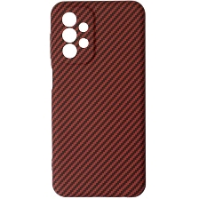 Чехол накладка KING для SAMSUNG Galaxy A23, силикон, карбон, бархат, цвет красный Чехол накладка KING для SAMSUNG Galaxy A23, силикон, карбон, бархат, цвет красный