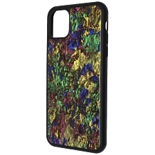 Чехол накладка K-DOO для APPLE iPhone 11 Pro Max, силикон, рисунок lava, цвет разноцветный