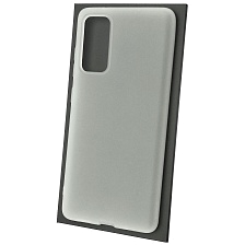 Чехол накладка для SAMSUNG Galaxy S20FE (SM-G780), силикон, матовый, цвет прозрачный