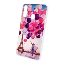 Чехол накладка для SAMSUNG Galaxy A20S (SM-A207), силикон, рисунок Paris.