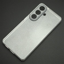 Чехол накладка STARDUST (Clear Case) для SAMSUNG GALAXY S26, защита камеры, с блестками, прозрачный
