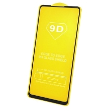 Защитное стекло 9D для SAMSUNG Galaxy A21S (SM-A217), A21 (SM-A215), цвет окантовки черный.