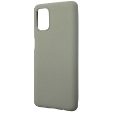 Чехол накладка GPS для SAMSUNG Galaxy M51 (SM-515), силикон, матовый, цвет светло серый