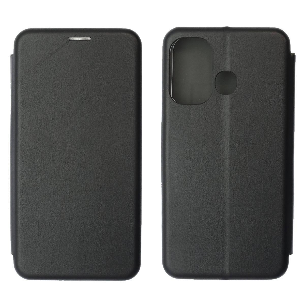 Чехол книжка STYLISH для ITEL A27 (A551), экокожа, визитница, цвет черный Чехол книжка STYLISH для ITEL A27 (A551), экокожа, визитница, цвет черный