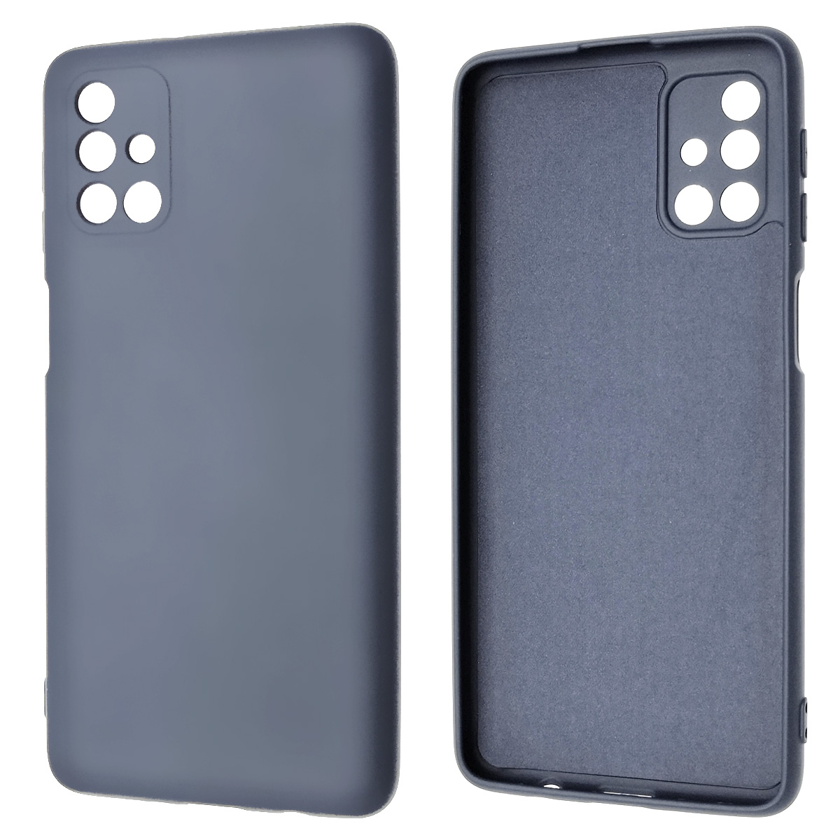 Чехол накладка NANO для SAMSUNG Galaxy M31S (SM-M317), силикон, бархат, цвет серый Чехол накладка NANO для SAMSUNG Galaxy M31S (SM-M317), силикон, бархат, цвет серый