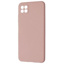 Чехол накладка SOFT TOUCH для SAMSUNG Galaxy A22s 5G (SM-A226B), защита камеры, силикон, матовый, цвет песочно розовый Чехол накладка SOFT TOUCH для SAMSUNG Galaxy A22s 5G (SM-A226B), защита камеры, силикон, матовый, цвет песочно розовый