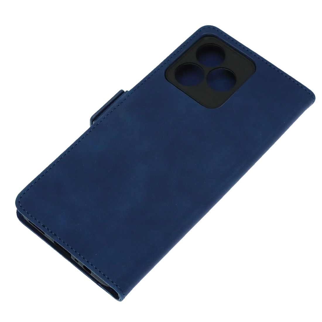 Чехол книжка NICE для Realme C51, Realme C53, Realme Note 50, защита камеры, экокожа, визитница, цвет темно синий Чехол книжка NICE для Realme C51, Realme C53, Realme Note 50, защита камеры, экокожа, визитница, цвет темно синий