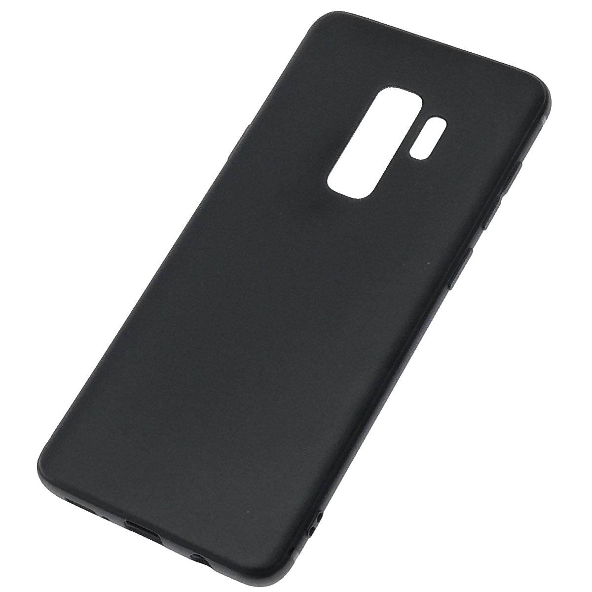 Чехол накладка для SAMSUNG Galaxy S9 Plus (SM-G965), силикон, цвет черный Чехол накладка для SAMSUNG Galaxy S9 Plus (SM-G965), силикон, цвет черный