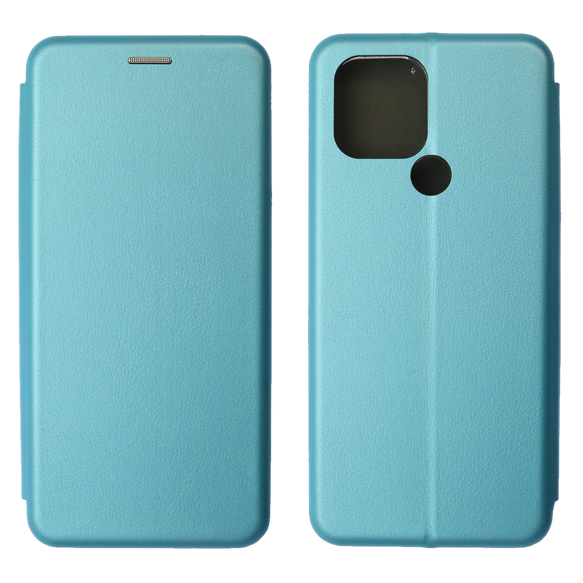 Чехол книжка STYLISH для Redmi A1 Plus, Redmi A2 Plus, POCO C51, экокожа, визитница, цвет голубой