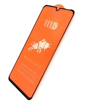 Защитное стекло 11D FULL GLUE для HUAWEI P30 Lite, Nova 4e, Honor 20 Lite, Honor 20s, цвет канта чёрный.