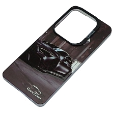 Чехол накладка для INFINIX Hot 40, Hot 40 Pro, защита камеры, силикон, рисунок Cars Zone