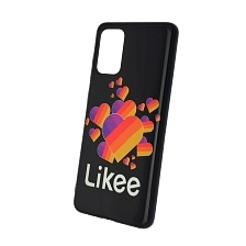Чехол накладка для SAMSUNG Galaxy S20 Plus (SM-G985), силикон, рисунок Likee Black. Чехол накладка для SAMSUNG Galaxy S20 Plus (SM-G985), силикон, рисунок Likee Black.