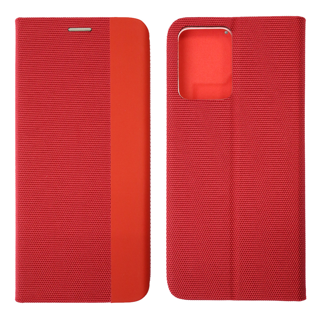 Чехол книжка MESH для XIAOMI POCO X5, Redmi Note 12 5G, текстиль, силикон, бархат, визитница, цвет красный Чехол книжка MESH для XIAOMI POCO X5, Redmi Note 12 5G, текстиль, силикон, бархат, визитница, цвет красный