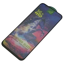 Защитное стекло для Honor X6c, цвет окантовки черный