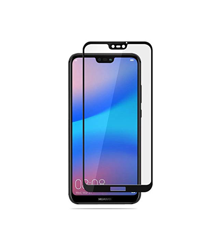 Защитное стекло 5D Full Glass для HUAWEI Honor 10 (COL-L29), P20 (EML-L29), цвет черный.