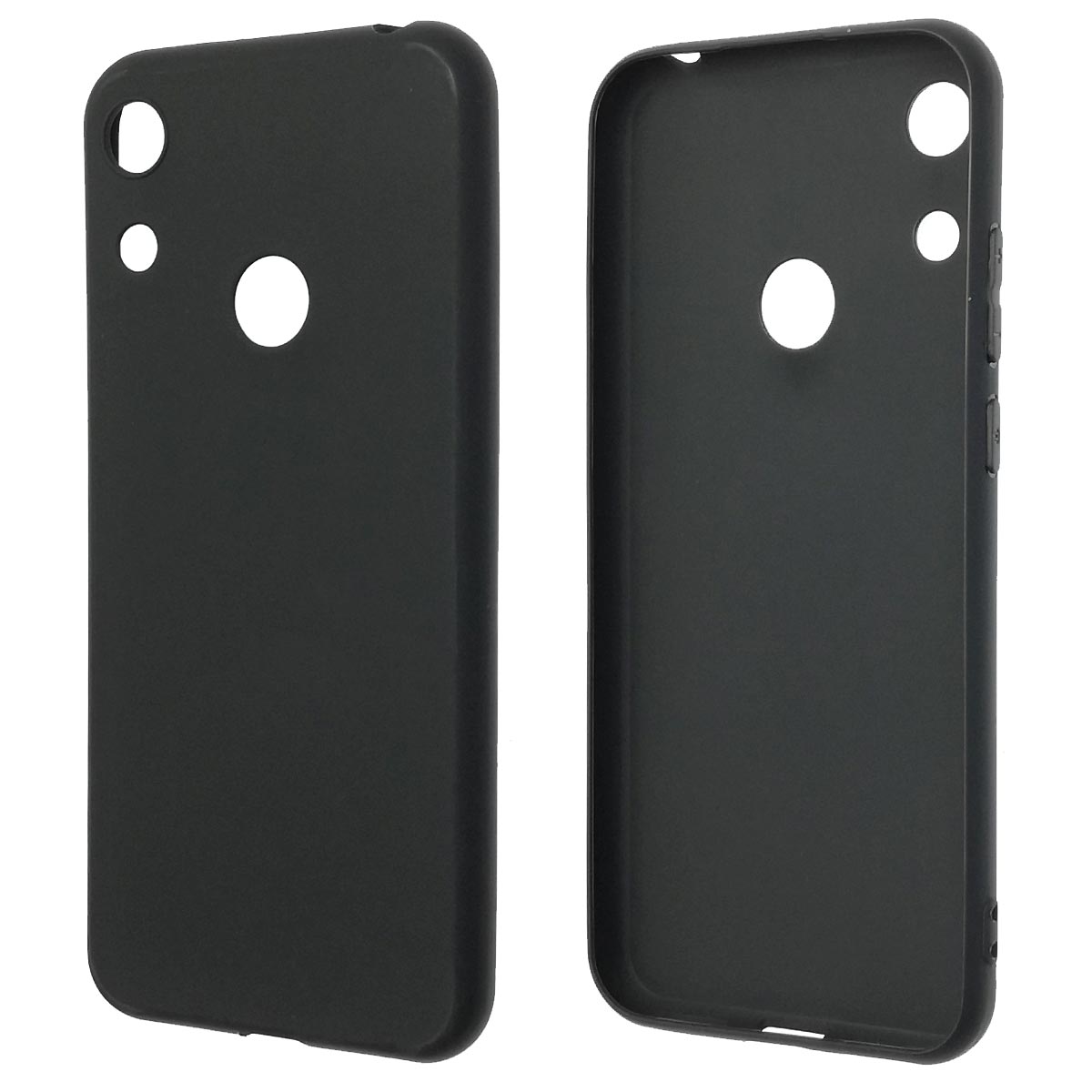 Чехол накладка для HUAWEI Honor 8A, Y6 2019, силикон, матовый, цвет черный Чехол накладка для HUAWEI Honor 8A, Y6 2019, силикон, матовый, цвет черный