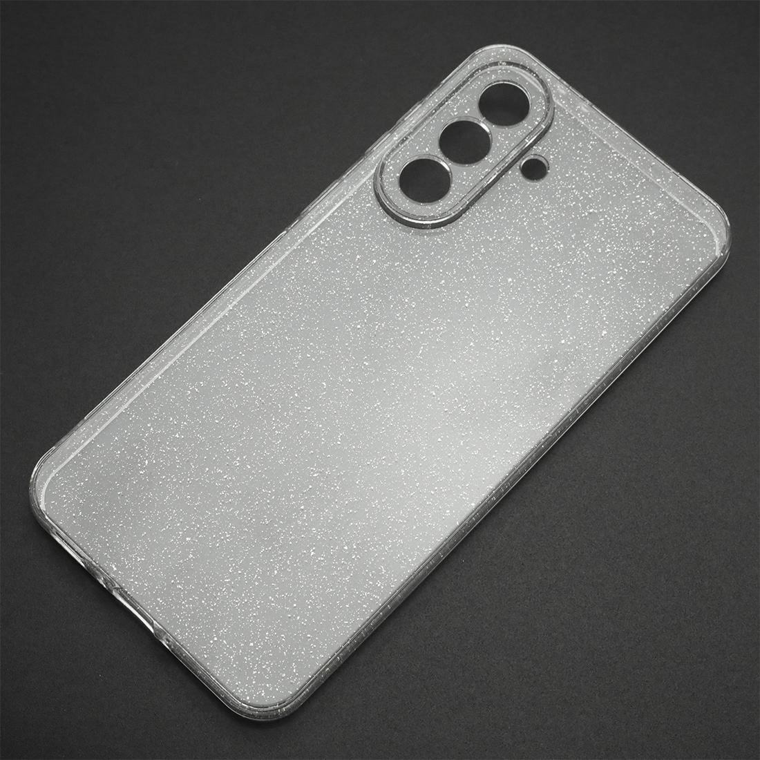 Чехол накладка STARDUST (Clear Case) для SAMSUNG GALAXY A37, защита камеры, с блестками, прозрачный