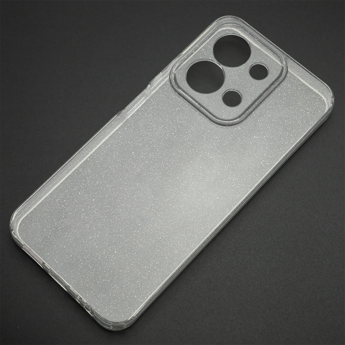 Чехол накладка STARDUST (Clear Case) для XIAOMI Redmi 15C, POCO C85, защита камеры, с блестками, прозрачный