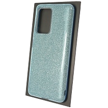 Чехол накладка SHINE для XIAOMI 11T, 11T Pro, силикон, блестки, цвет голубой Чехол накладка SHINE для XIAOMI 11T, 11T Pro, силикон, блестки, цвет голубой