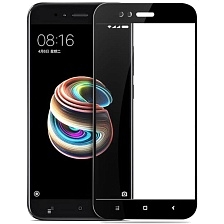Защитное стекло 4D для XIAOMI Redmi 5X черный кант Monarch.