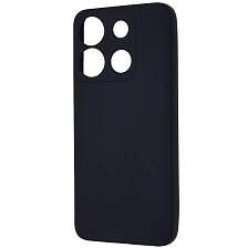 Чехол накладка для INFINIX Smart 7 Plus, силикон, матовый, цвет черный Чехол накладка для INFINIX Smart 7 Plus, силикон, матовый, цвет черный