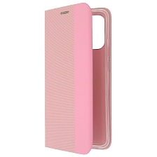 Чехол книжка MESH для XIAOMI Redmi 10C, XIAOMI POCO C40, текстиль, силикон, бархат, визитница, цвет розовый