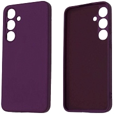 Чехол накладка NANO для SAMSUNG Galaxy S24 Plus, Galaxy S25 Plus, силикон, бархат, цвет фиолетовый Чехол накладка NANO для SAMSUNG Galaxy S24 Plus, Galaxy S25 Plus, силикон, бархат, цвет фиолетовый