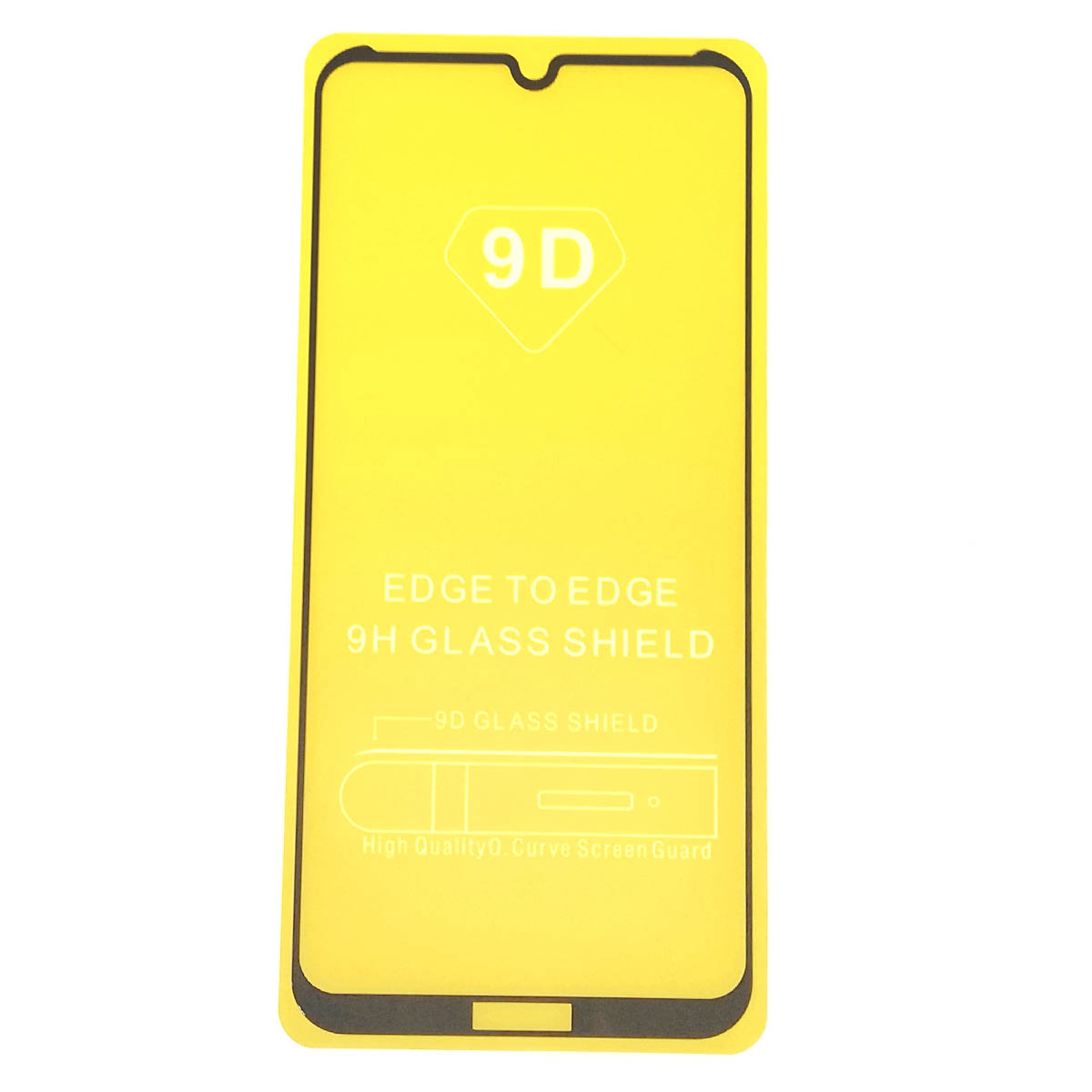 Защитное стекло 9D для HUAWEI Honor 8A, Y6 2019, цвет окантовки черный
