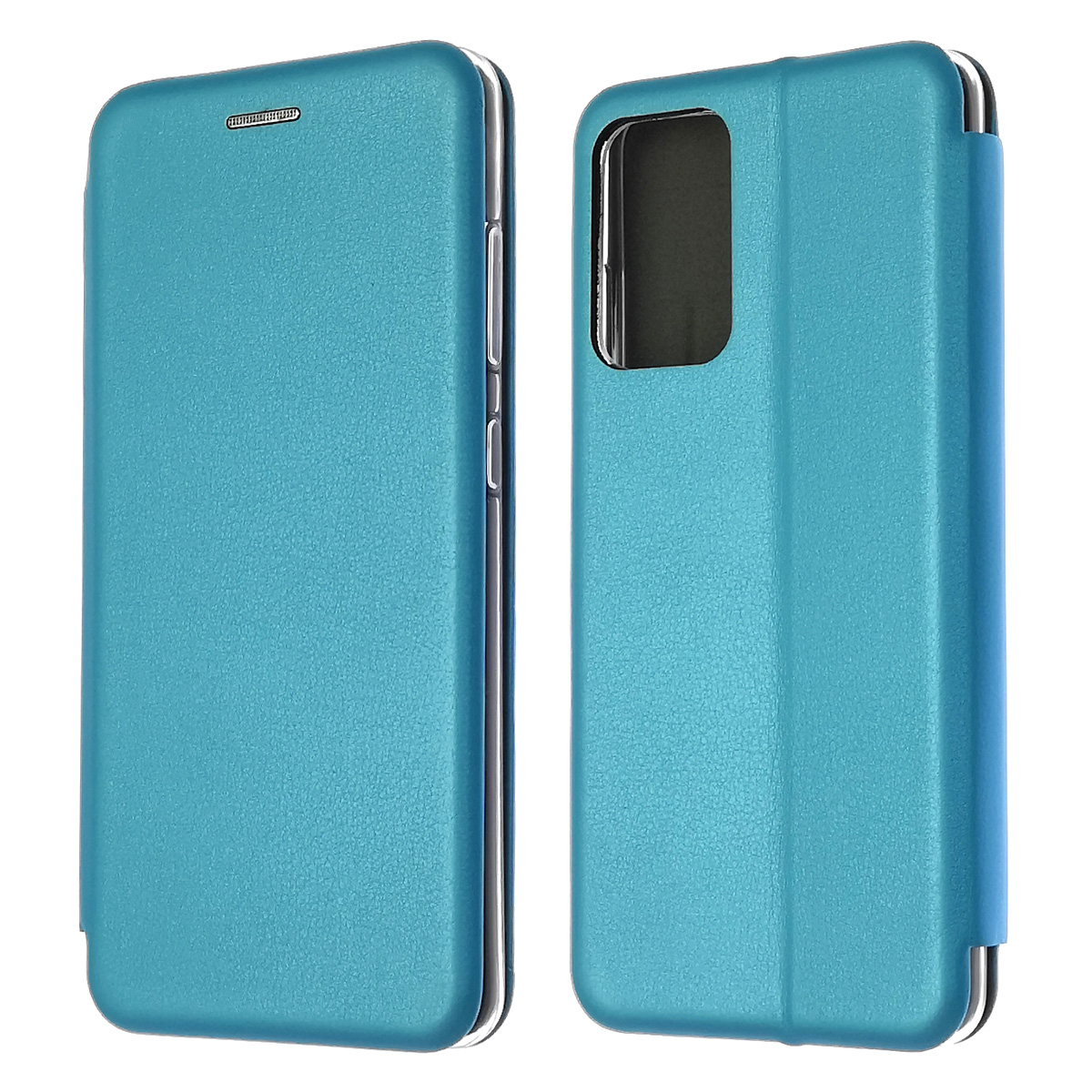 Чехол книжка STYLISH для SAMSUNG Galaxy A52 (SM-A525), экокожа, визитница, цвет голубой Чехол книжка STYLISH для SAMSUNG Galaxy A52 (SM-A525), экокожа, визитница, цвет голубой