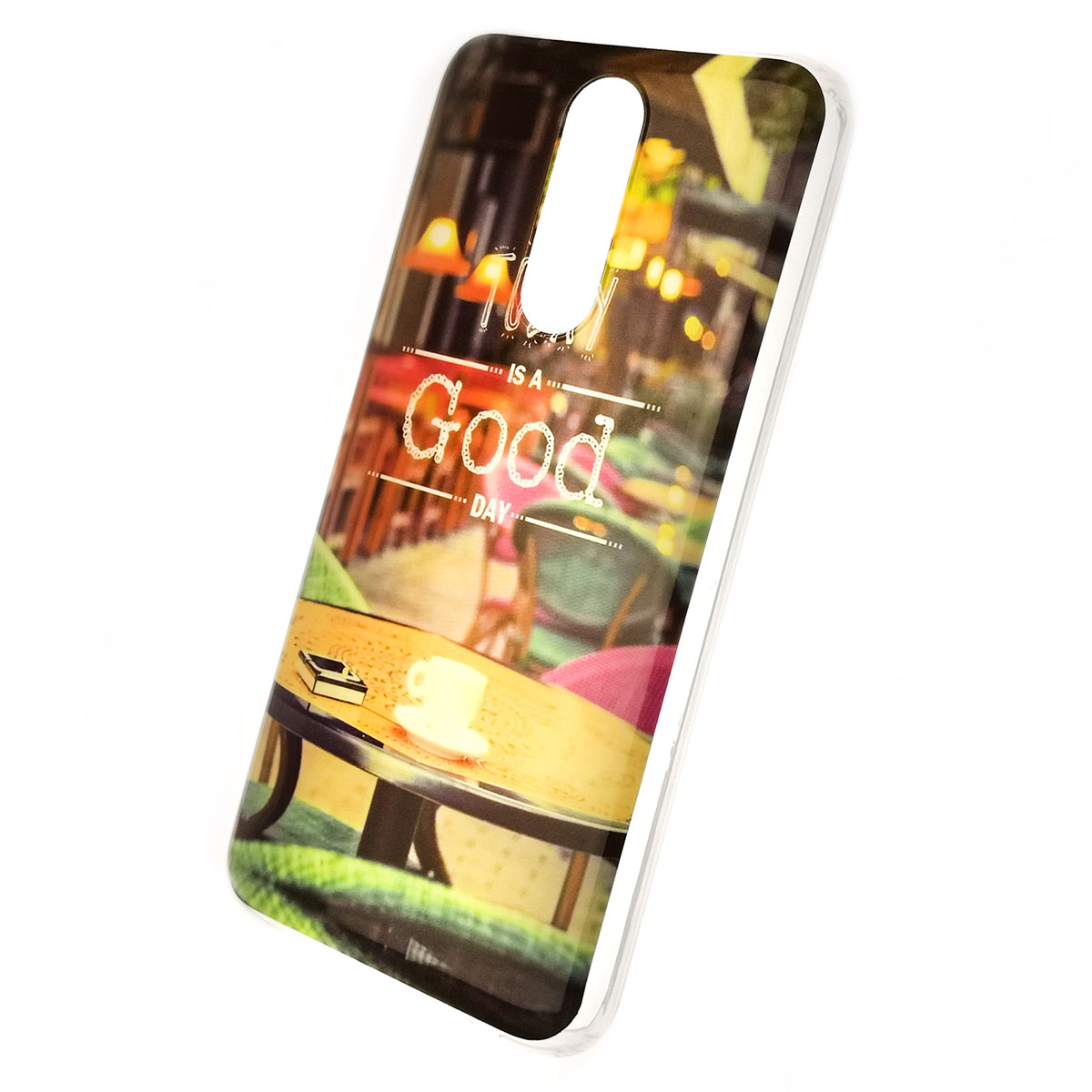 Чехол накладка для XIAOMI Redmi 8, силикон, рисунок Today is a good day.