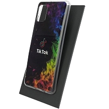 Чехол накладка Vinil для SAMSUNG Galaxy A31 (SM-A315), силикон, рисунок TikTok Чехол накладка Vinil для SAMSUNG Galaxy A31 (SM-A315), силикон, рисунок TikTok