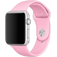 Ремешок для Apple Watch спортивный "Sport", размер 38-40 mm, цвет светло розовый Ремешок для Apple Watch спортивный "Sport", размер 38-40 mm, цвет светло розовый