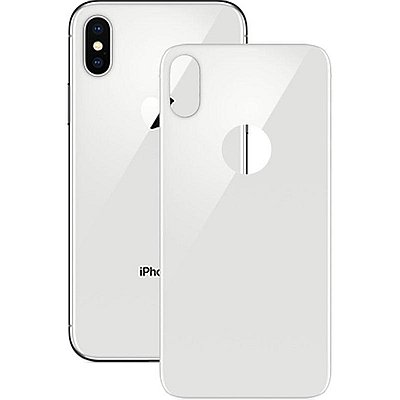 Защитное стекло для APPLE iPhone X, iPhone XS, на заднюю сторону, цвет белый. Защитное стекло для APPLE iPhone X, iPhone XS, на заднюю сторону, цвет белый.