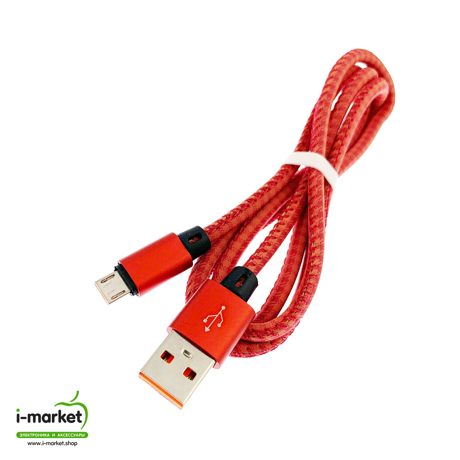 USB Дата кабель A88 для заряда и синхронизации, тип Micro-USB, в армированной под кожу оболочке, длина 1 метр, цвет красный. USB Дата кабель A88 для заряда и синхронизации, тип Micro-USB, в армированной под кожу оболочке, длина 1 метр, цвет красный.