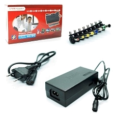 Блок питания универсальный Live-Power LP427, 12-24V, 8 насадок, 100W, цвет черный Блок питания универсальный Live-Power LP427, 12-24V, 8 насадок, 100W, цвет черный
