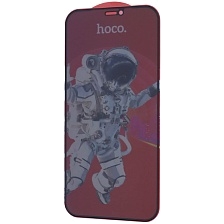 Защитное стекло Антишпион HOCO G15 для APPLE iPhone 12 (6.1"), iPhone 12 Pro (6.1"), цвет окантовки черный