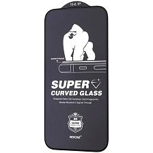 Защитное стекло KINGKONG WTP-091 для APPLE iPhone 15 Pro (6.1"), цвет окантовки черный