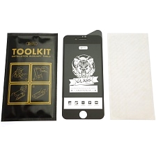 Комплект матовое защитное стекло экрана и пленка задней крышки YESKY MATTE BLACK для APPLE iPhone SE 2020, цвет окантовки cтекла черный