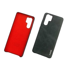 Чехол накладка X-Level VINTAGE для HUAWEI Honor P30 Pro, P30 Plus, экокожа, силикон, цвет черный.